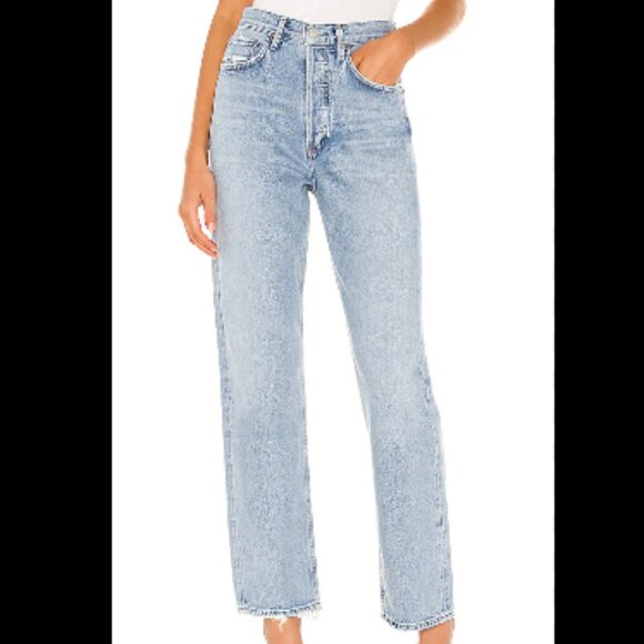 Agolde 90's Mid Rise Loose Fit Jeans - Picture 1 of 5